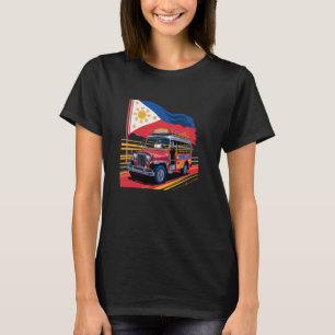 T-shirt Philippines Drapeau Fière Souvenir philippin Jeepn