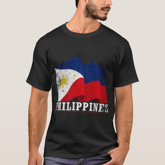 T-shirt Philippines Drapeau Philippines (Devant)