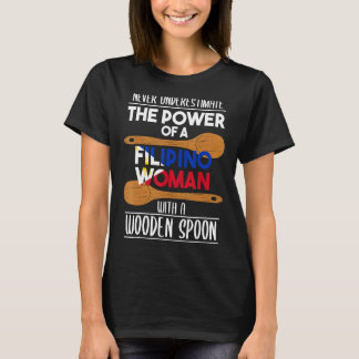 T-shirt Philippines Femme Philippine Cuillère En Bois Fili