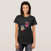 T-shirt Philippines Fier drapeau philippin Uk Englan (Devant entier)