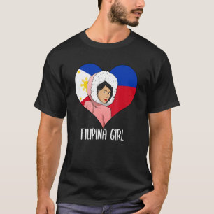 T-shirt Philippines Filipina Alaska Femme Drapeau féminin 