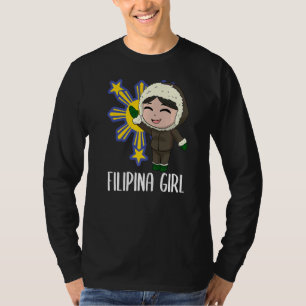 T-shirt Philippines Filipina Alaska Femme Drapeau féminin