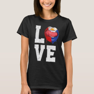 T-shirt Philippines Flag Football Fan Love Filipino