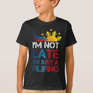 T-shirt Philippines : La ponctualité est un drôle de pin