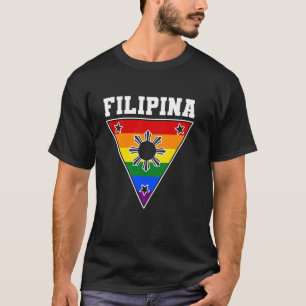T-shirt Philippines LGBTQ Filipino Girl Filipina Gay Lesbi