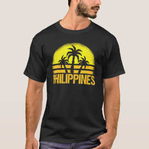T-shirt Philippines L'île tropicale Les Philippins Aiment