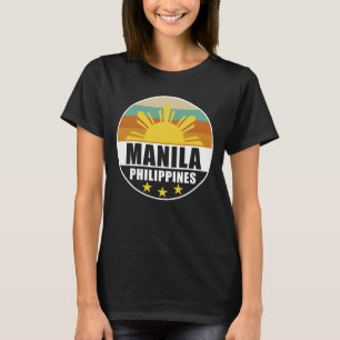 T-shirt Philippines Manille Fière de l'amour philippin Pin
