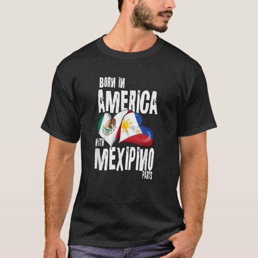T-shirt Philippines Mexique Fierté Philippine Fier Drapeau (Devant)
