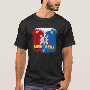T-shirt Philippines Mexique Fierté Philippine Fier Drapeau