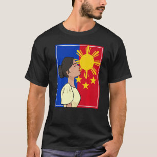 T-shirt Philippines Pinay Filipina Filipiniana Femme Fière