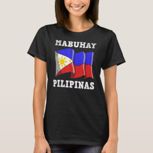 T-shirt Philippines Pinay Filipino Pride Pays Drapeau Mabu