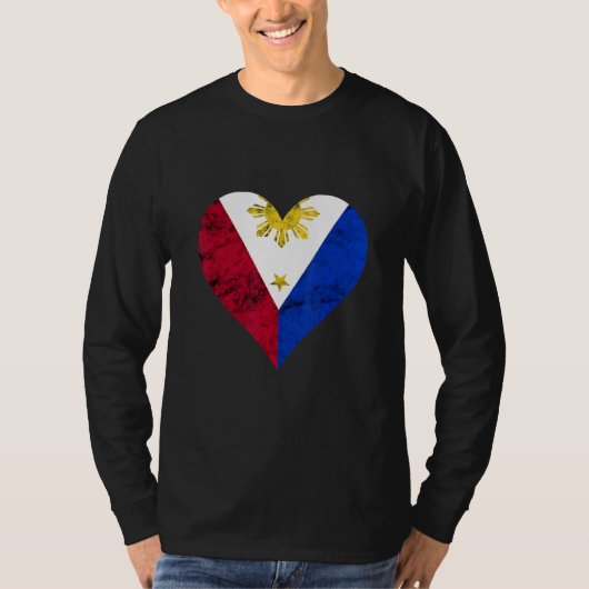 T-shirt Philippines Pinoy Love Pride Philippine F (Devant)