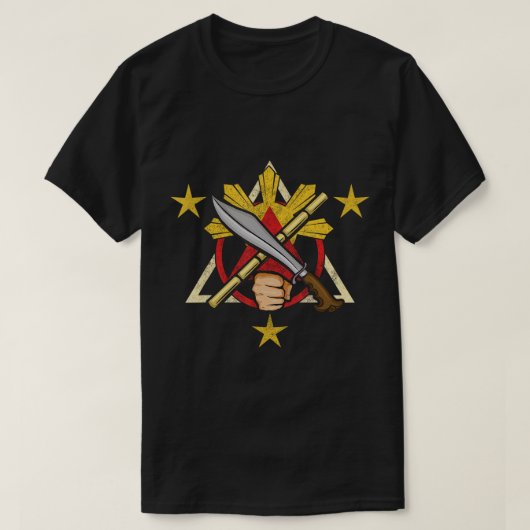 T-shirt Philippines Proud Martial Arts Kali Eskrima Arnis  (Design devant)