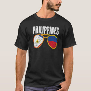 T-shirt Philippines vintage Philippines Filipino Flag Prid