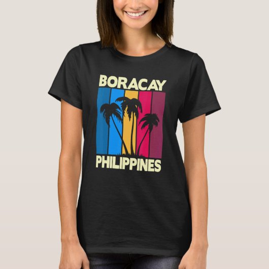 T-shirt Philippines vintages Boracay 2 (Devant)