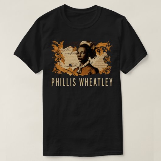 T-shirt Phillis Wheatley 1 (Design devant)