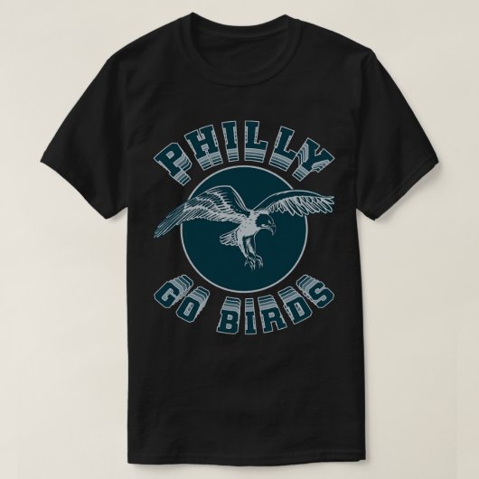 T-shirt Philly Go Oiseaux Aigles (Design devant)