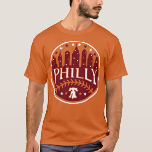 T-shirt Philly Red White et Philadelphie Blue Baseball Fa