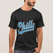T-shirt Philly Script - Bourgogne (Devant)