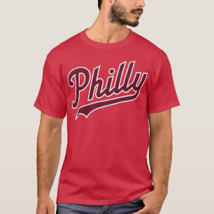 T-shirt Philly Script Powder Blue