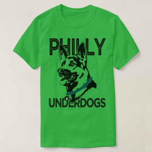 T-shirt Philly Underdogs - German Sheppard (Design devant)