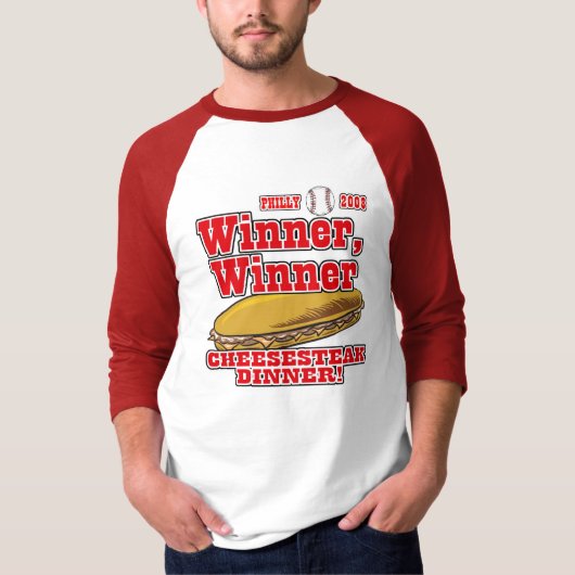 T-shirt Philly Winner Cheesesteak Dinner (Devant)