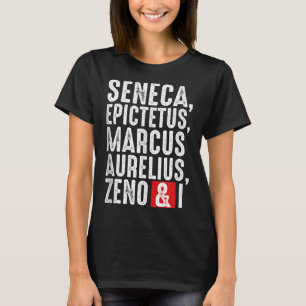 T-shirt Philosophages stoïques Citations De Sagesse Pour L