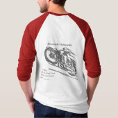 T-shirt Philosophe à deux roues (Dos)