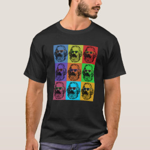 T-shirt Philosophe de la révolution pop Karl Marx