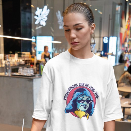 T-shirt Philosophe du cool Descartes