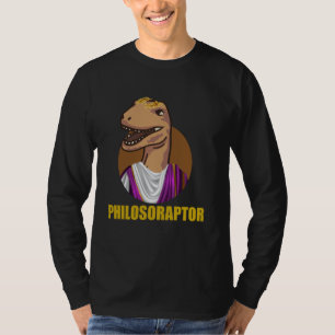 T-shirt Philosophe du philosophe Velociraptor Dinosaure