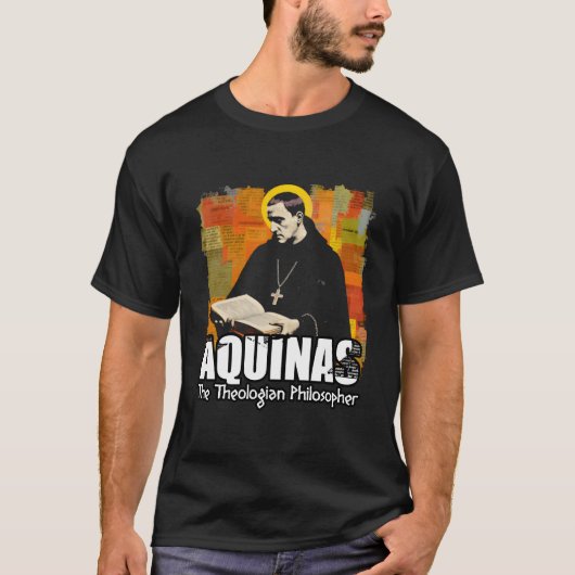 T-shirt Philosophe Thomas Aquinas (Devant)