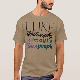 T-shirt philosophie
