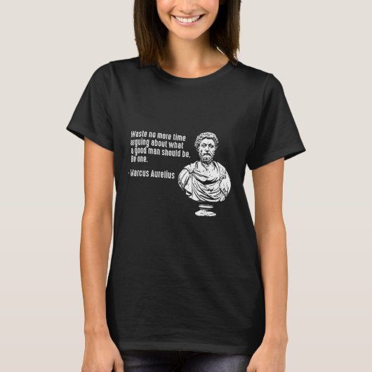T-shirt Philosophie Citations Enseignant Stoicisme Marcus (Devant)