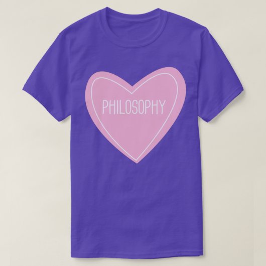 T-shirt Philosophie Coeur 1 (Design devant)