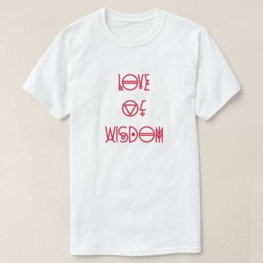 T-shirt Philosophie - L'amour de la sagesse (Design devant)