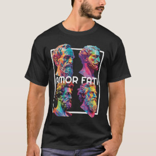 T-shirt Philosophie stoïque moderne Ico stoïque grecque an