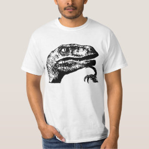 T-shirt Philosoraptor aucun texte
