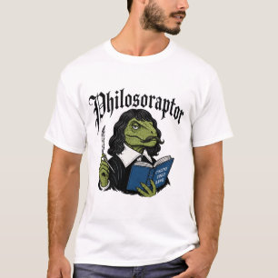 T-shirt Philosoraptor drôle Cogito Ergo Rawr Dinosaure