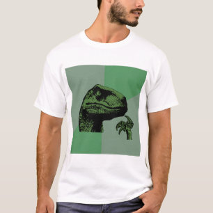T-shirt Philosoraptor vide