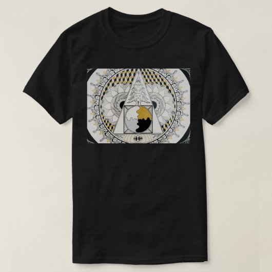 T-shirt Philosphères Pierre Mandala (Design devant)