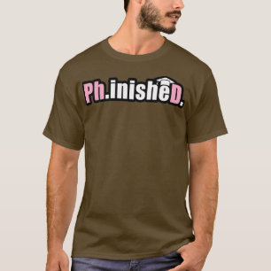 T-shirt PhinisheD en rose met en évidence drôle de cote de