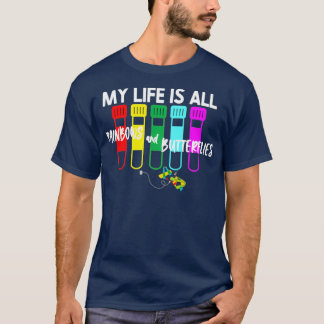 T-shirt Phlebotomiste amusant Phlebotomie Rainbows et Butt