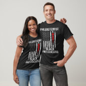 T-shirt Phlebotomiste Info Phlebotomie Noire Technicien en (Unisexe)