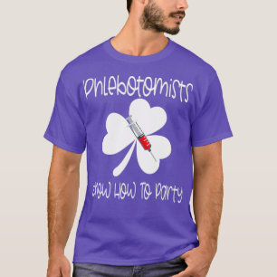 T-shirt Phlebotomiste Jour de la Saint Patrick de laborato