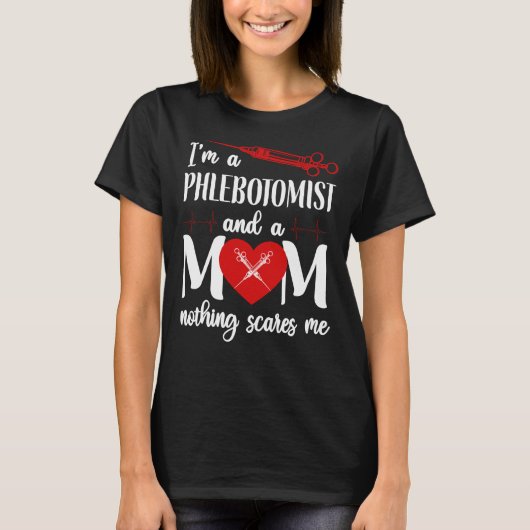 T-shirt Phlebotomiste Phlebotomie Je Suis Phlebotomiste Et (Devant)