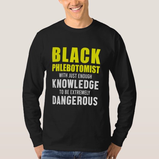 T-shirt Phlebotomiste Phlebotomie Technicien 10 (Devant)
