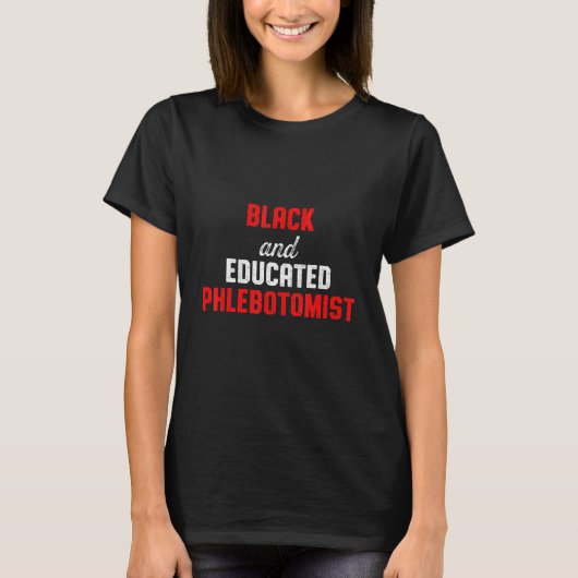 T-shirt Phlebotomiste Phlebotomie Technicien 16 (Devant)