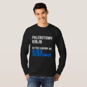 T-shirt Phlebotomiste Phlebotomie Technicien 3 (Devant entier)