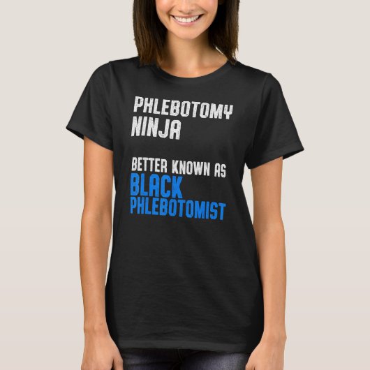 T-shirt Phlebotomiste Phlebotomie Technicien 3 (Devant)
